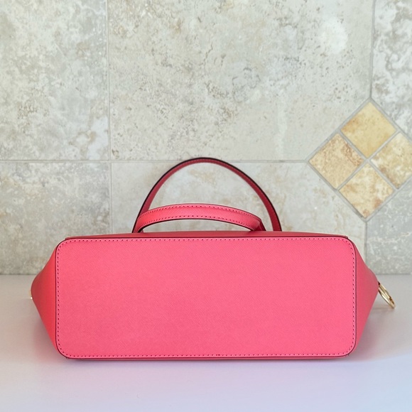 Michael Kors Charlotte Large Shoulder tote Bag Light Berry - Picture 4 of 12